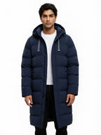 Mid-Length Hooded Jacket