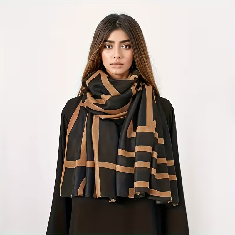 Elegant Geometric Scarf