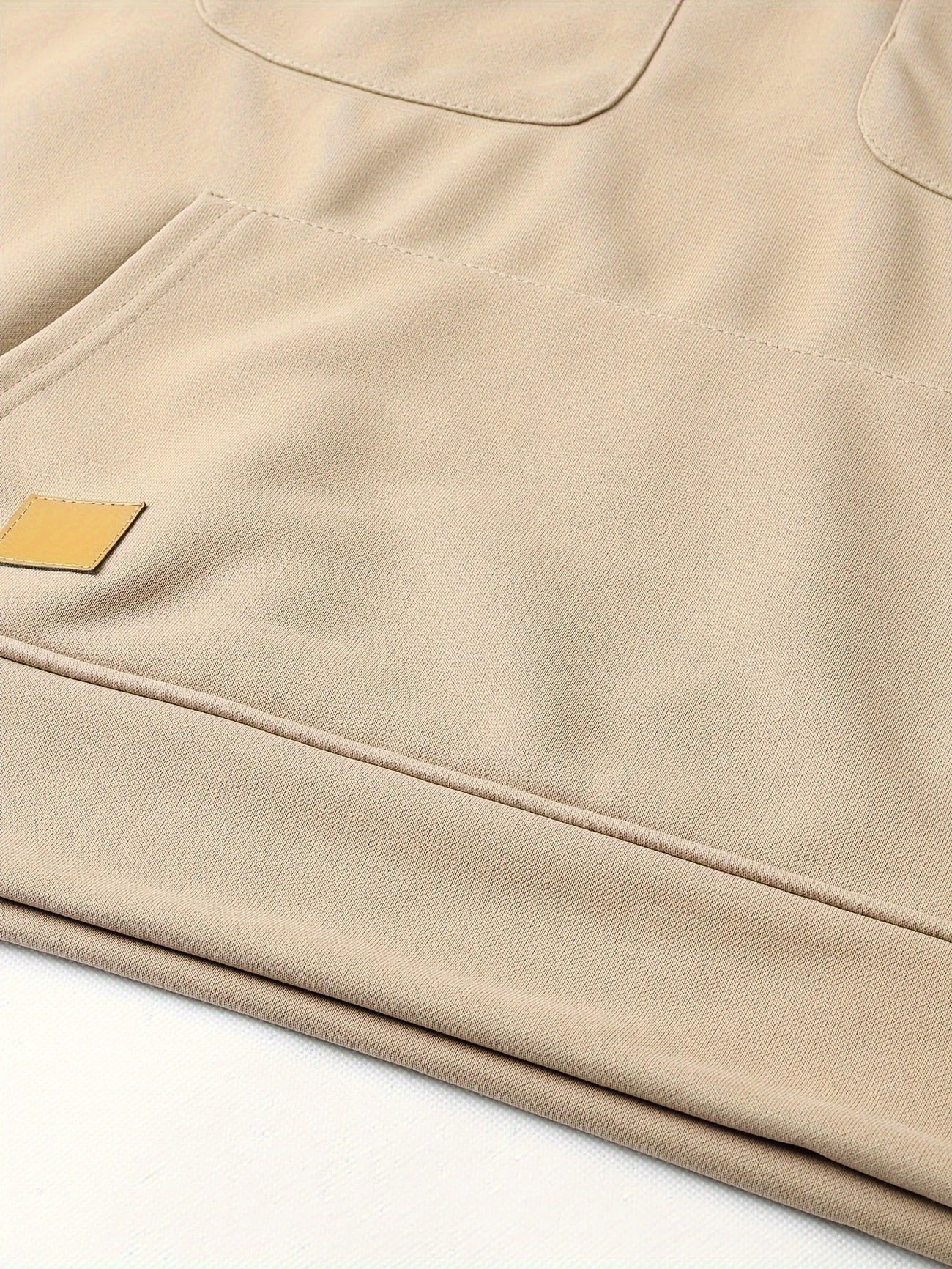 Half-Zip Cargo Sweatshirt