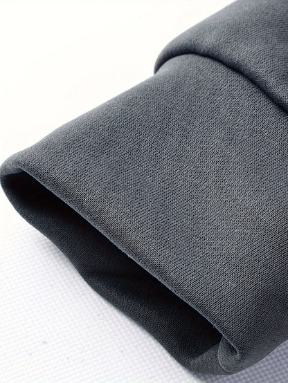 Half-Zip Cargo Sweatshirt