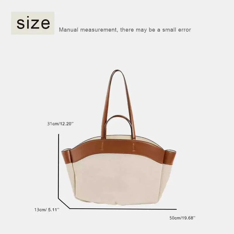 Casual Large Capacity Tote Shoulder Bag