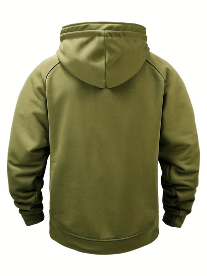 Half-Zip Cargo Sweatshirt