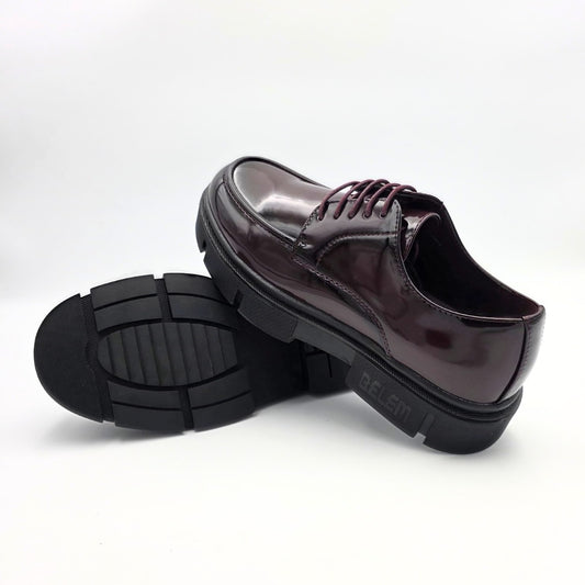 Synthetic Low-Top Lace-Up Shoes