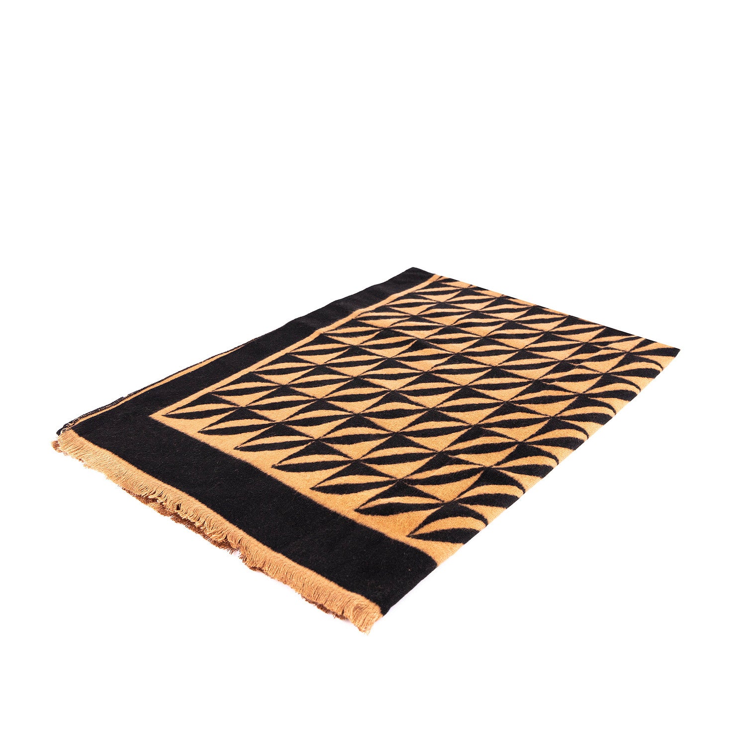 Reversible Faux Cashmere Splice Scarf