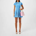 Pleated Mini Dress