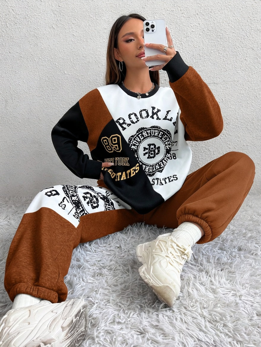 Brocklyn Sweatshirt And Jogger Pants Set