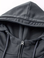 Half-Zip Cargo Sweatshirt