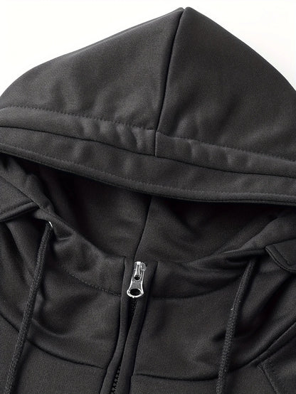 Half-Zip Cargo Sweatshirt