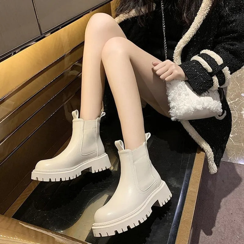 Chunky Lace Up Boots