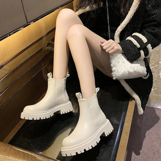 Chunky Lace Up Boots
