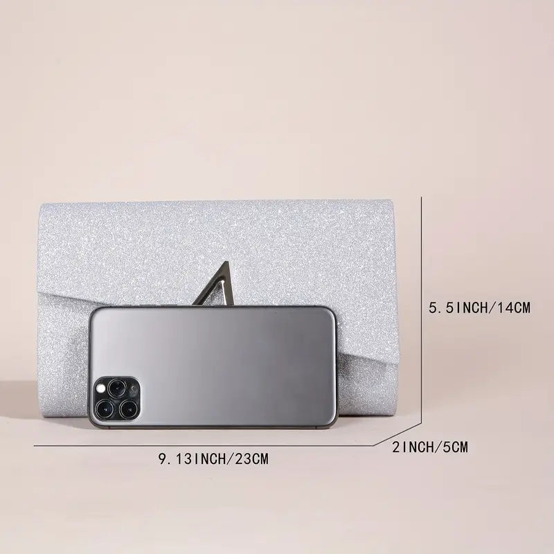 Elegant Glitter Clutch Purses Evening Bag