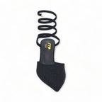 Spiral Ankle Wrap Heel