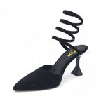 Spiral Ankle Wrap Heel