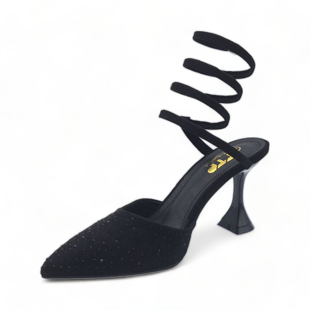 Spiral Ankle Wrap Heel