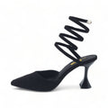 Spiral Ankle Wrap Heel