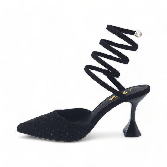 Spiral Ankle Wrap Heel