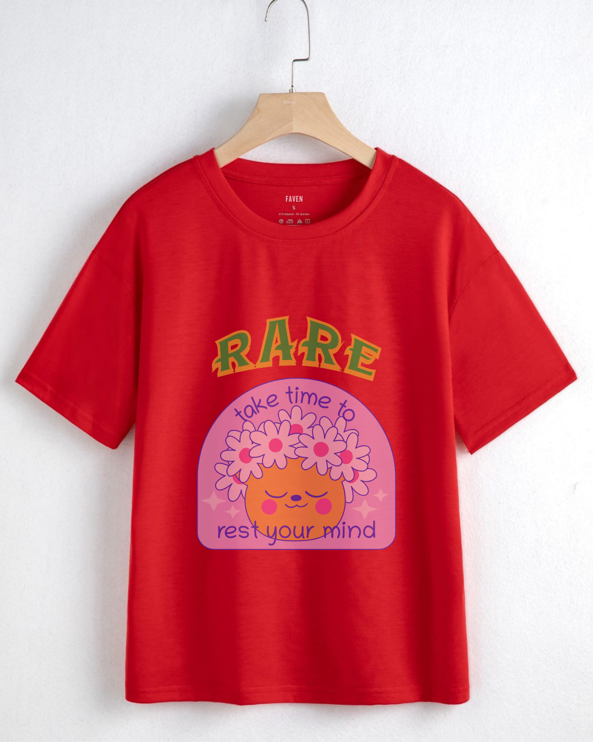 Rare Round Neck Knitted Casual Short-Sleeve T-Shirt