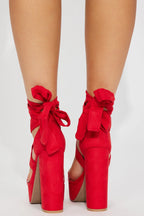 Faux High-heeled Sandals