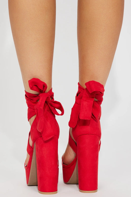 Faux High-heeled Sandals