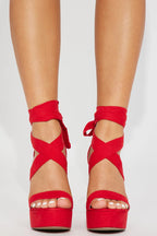 Faux High-heeled Sandals