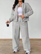 Casual Jacket And Pants Sets
