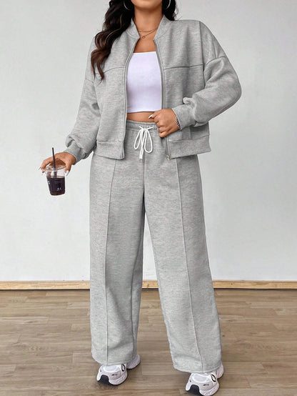 Casual Jacket And Pants Sets
