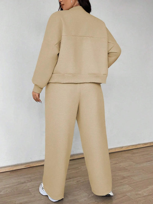 Casual Jacket And Pants Set