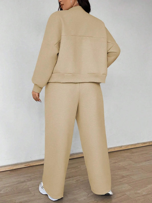 Casual Jacket And Pants Set