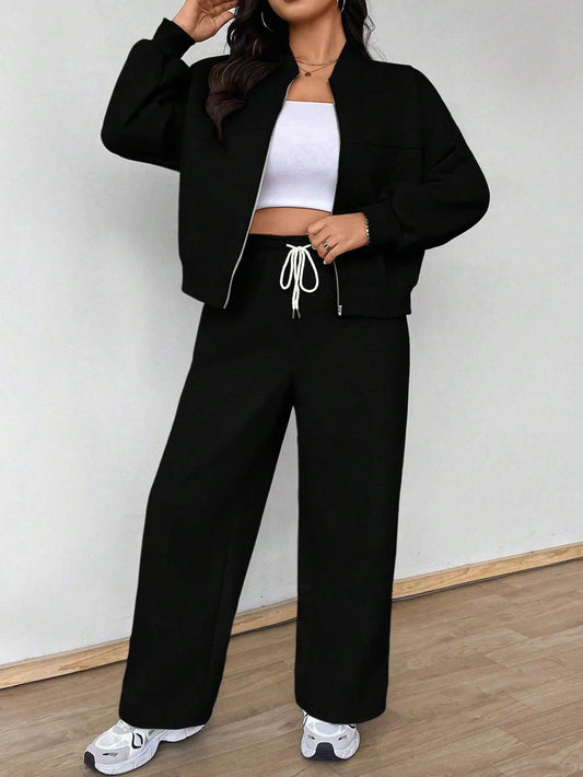 Casual Jacket And Pants Sets