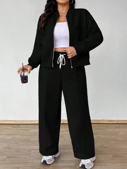 Casual Jacket And Pants Sets