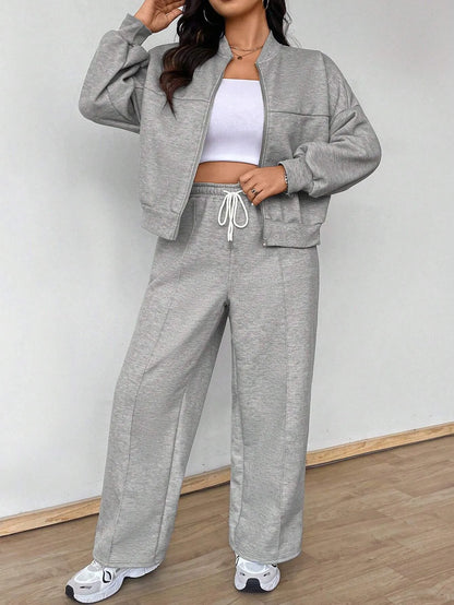Casual Jacket And Pants Sets