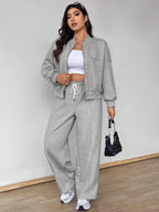 Casual Jacket And Pants Sets