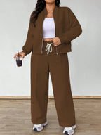 Casual Jacket And Pants Set