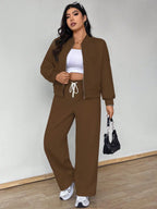 Casual Jacket And Pants Set