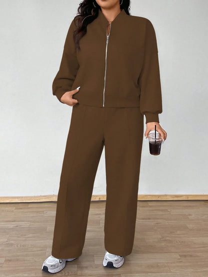 Casual Jacket And Pants Set