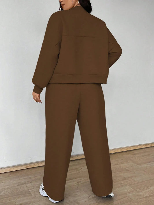 Casual Jacket And Pants Set