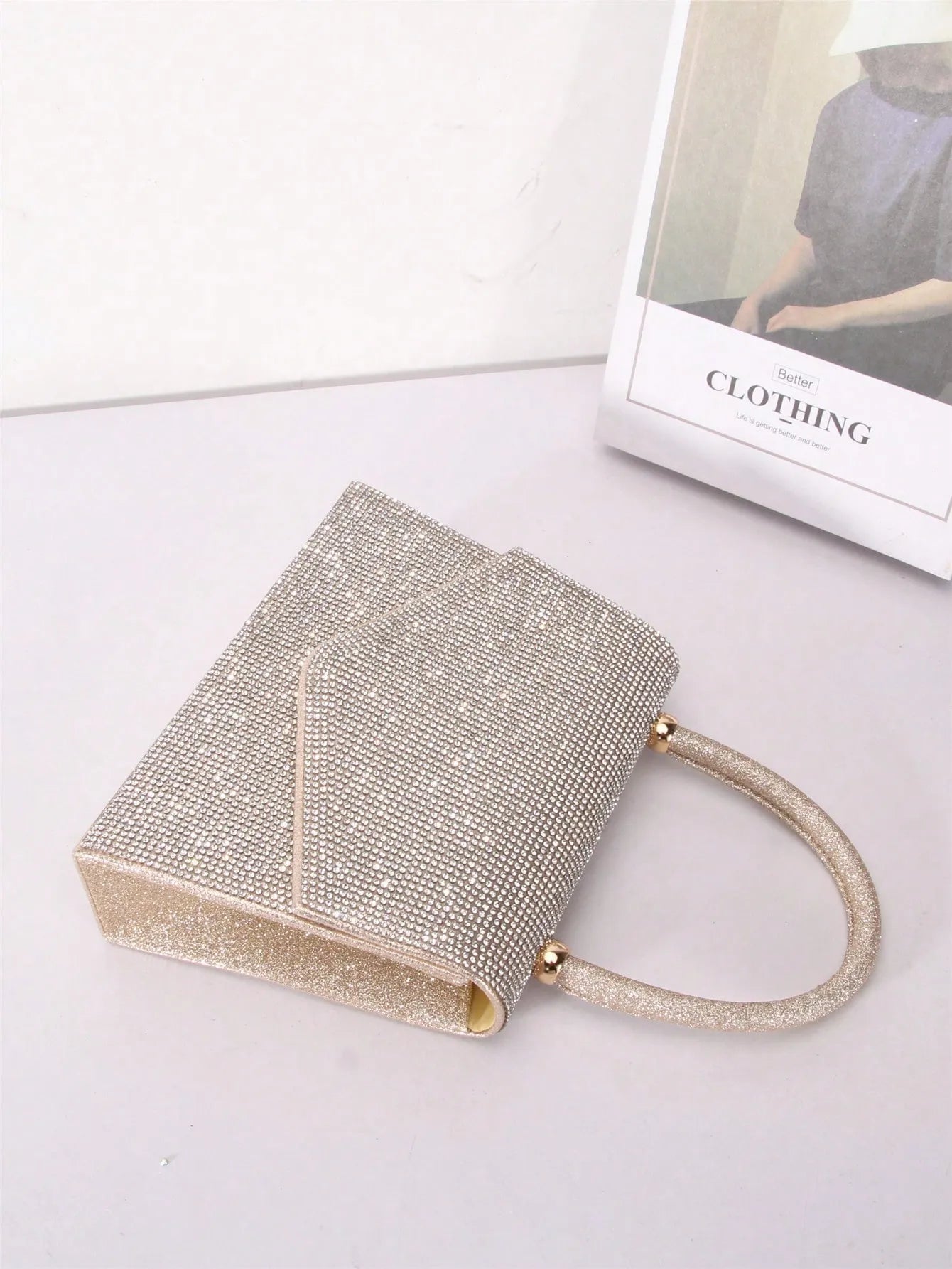 Crystal Clutch Bag
