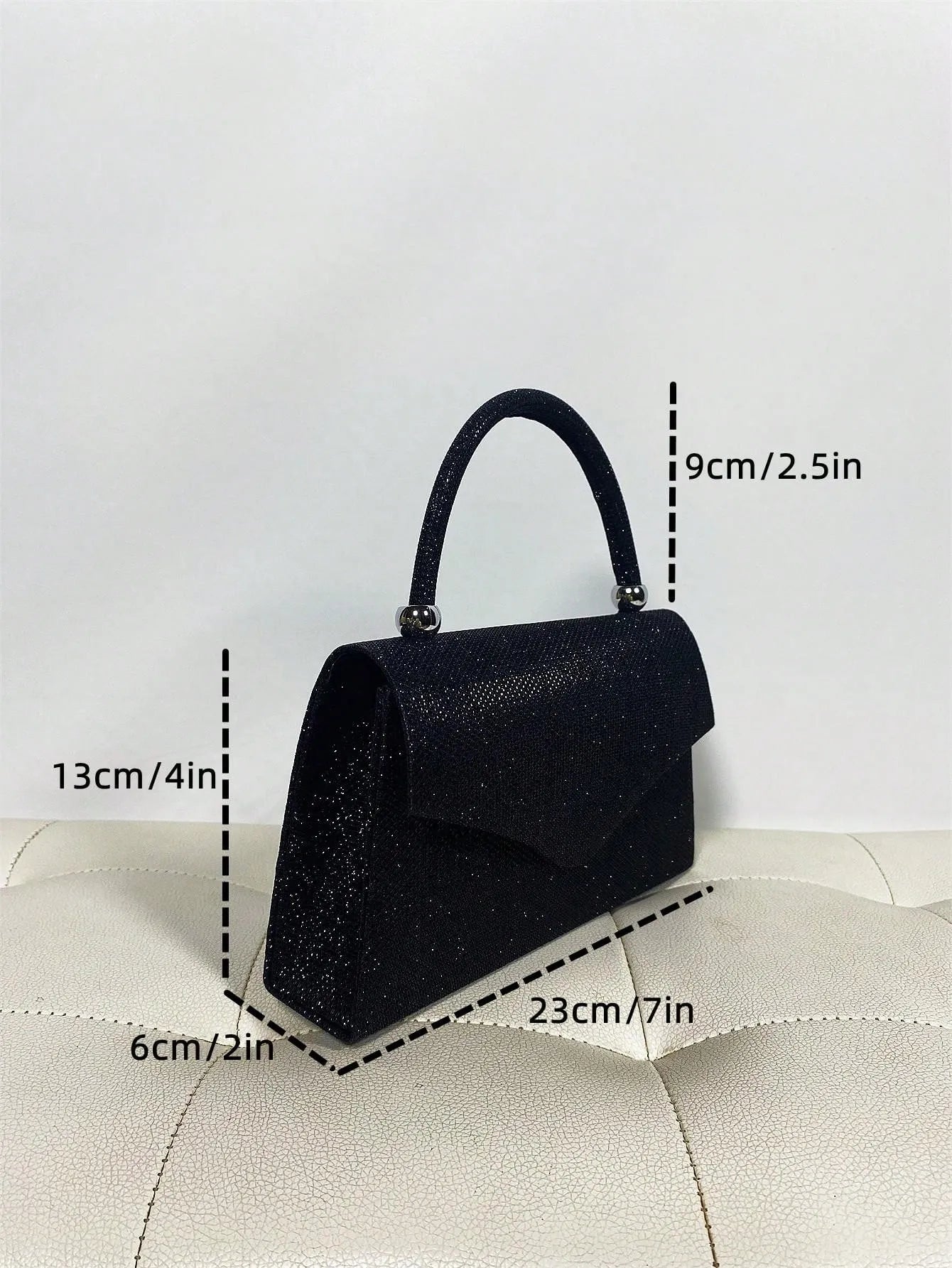 Luxury Glitter Square Bag