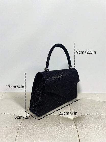 Luxury Glitter Square Bag