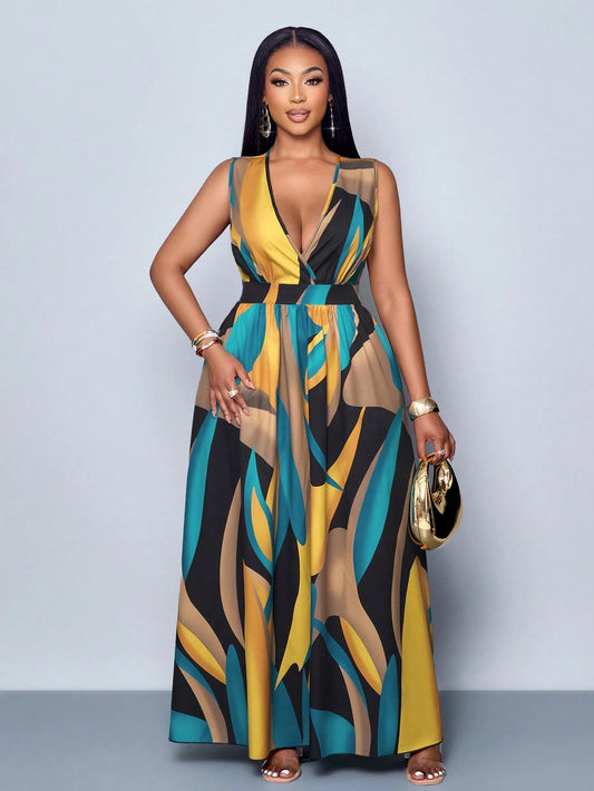 Faven colorful patterned dress