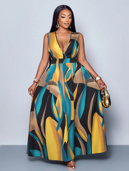 Faven colorful patterned dress
