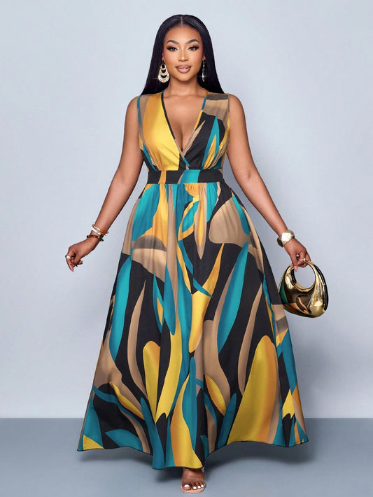 Faven colorful patterned dress