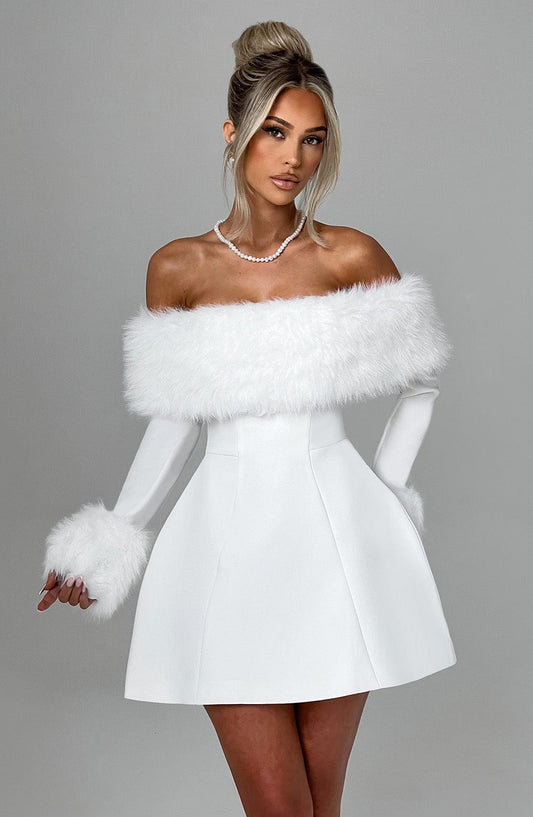 Off-Shoulder Mini Dress