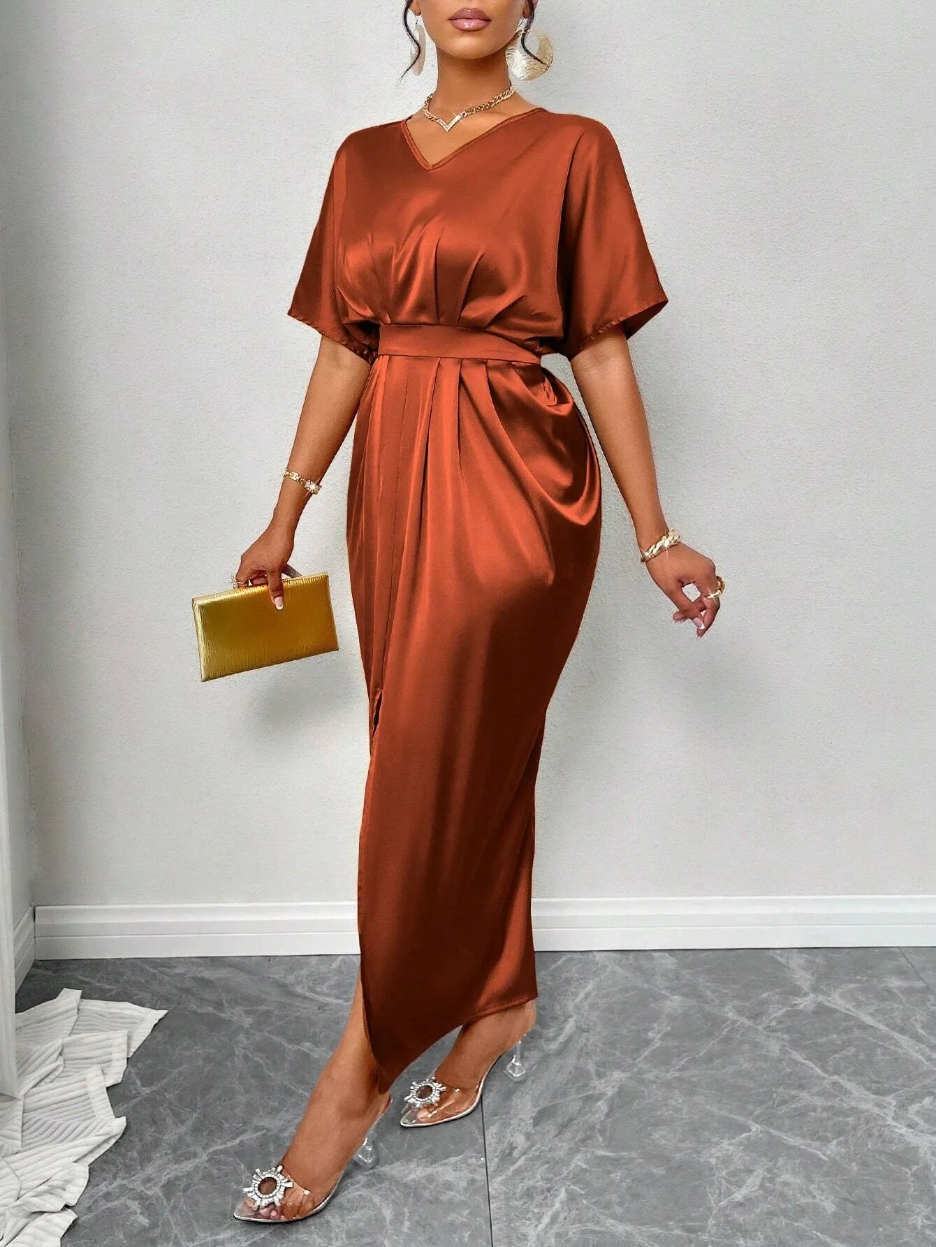 Glossy Cocktail Dress