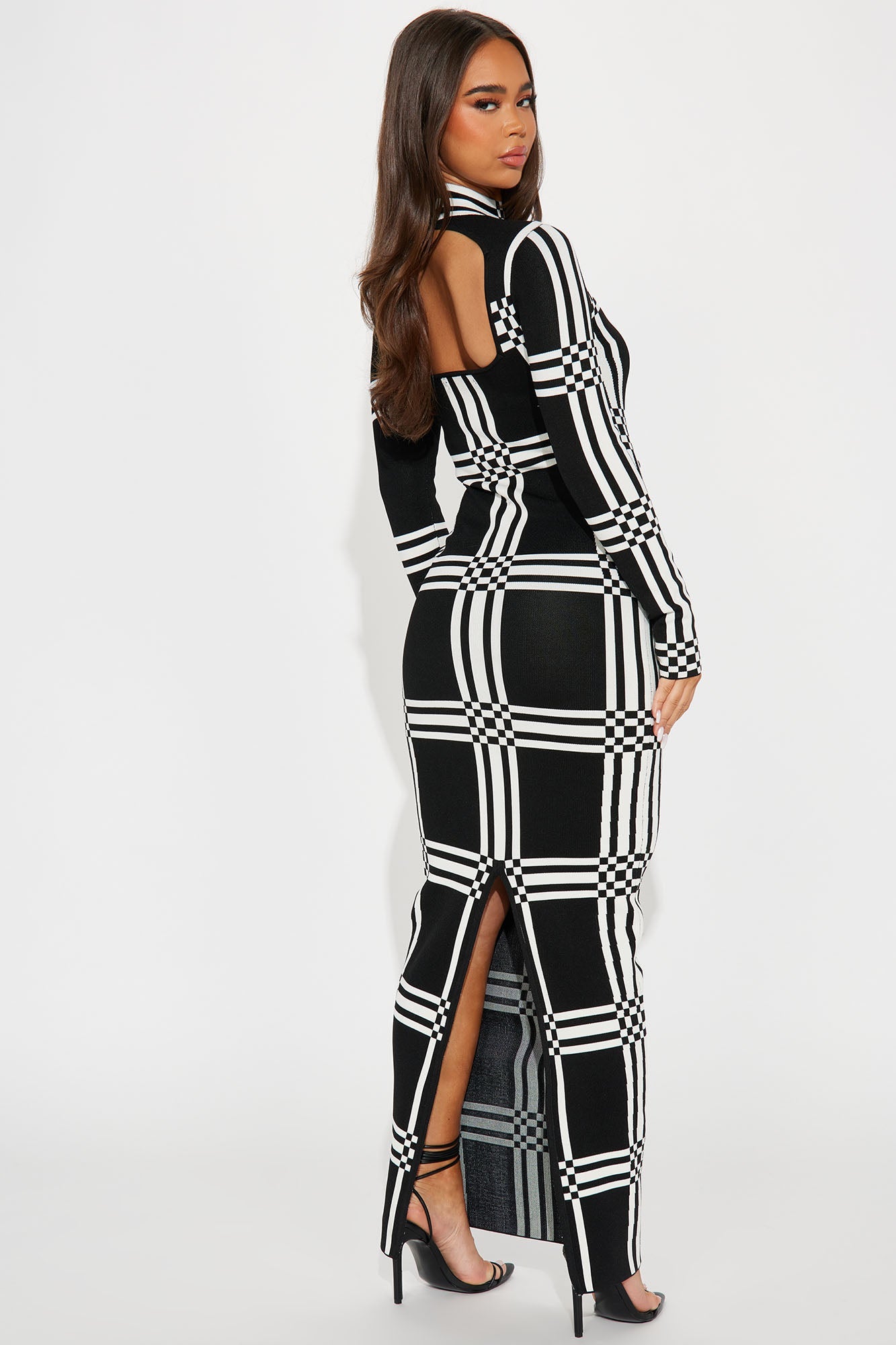 Casual Turtleneck Long Sleeve Bodycon Dress