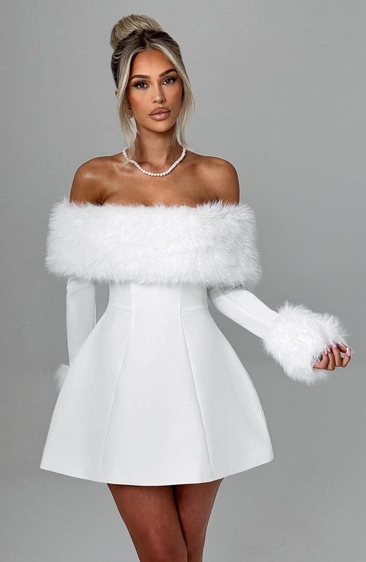 Off-Shoulder Mini Dress