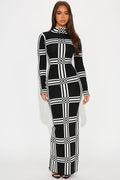 Casual Turtleneck Long Sleeve Bodycon Dress