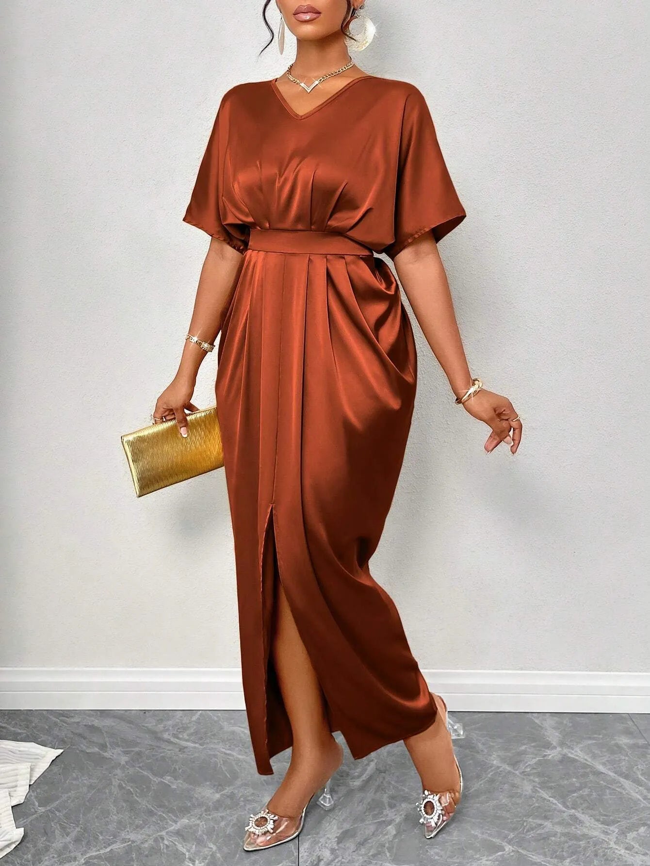 Glossy Cocktail Dress
