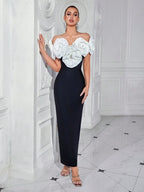 Elegant Floral Bodycon Dress