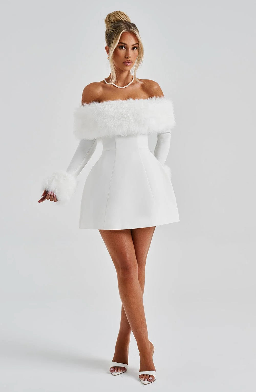 Off-Shoulder Mini Dress
